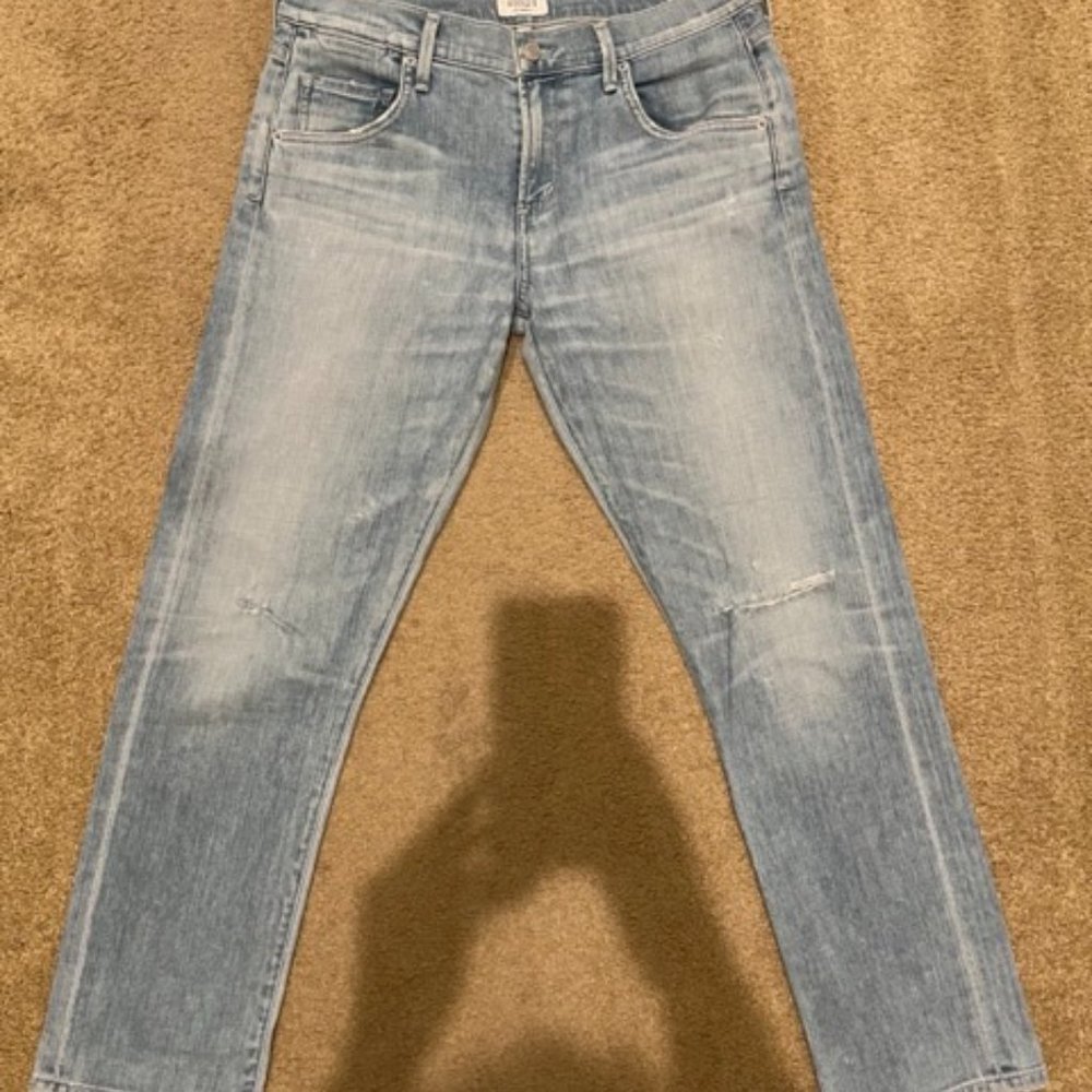 A GOLD E Boyfriend Jeans, Size 27, Light Wash